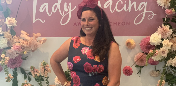 Fiona McIntyre wins the Lady Of Racing Award