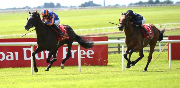 Auguste Rodin gives Ryan Moore first Irish Derby win