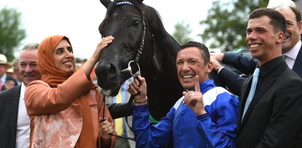 Frankie Dettori guides Mostahdaf to Juddmonte International Stakes win