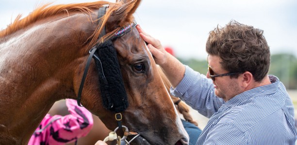 Kim Doak having a ripping time as owner