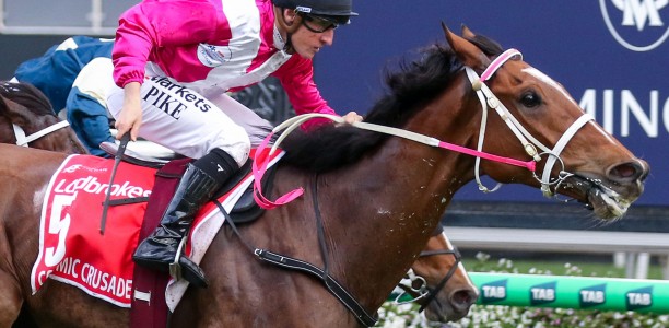 Cosmic Crusader claims the Cox Plate
